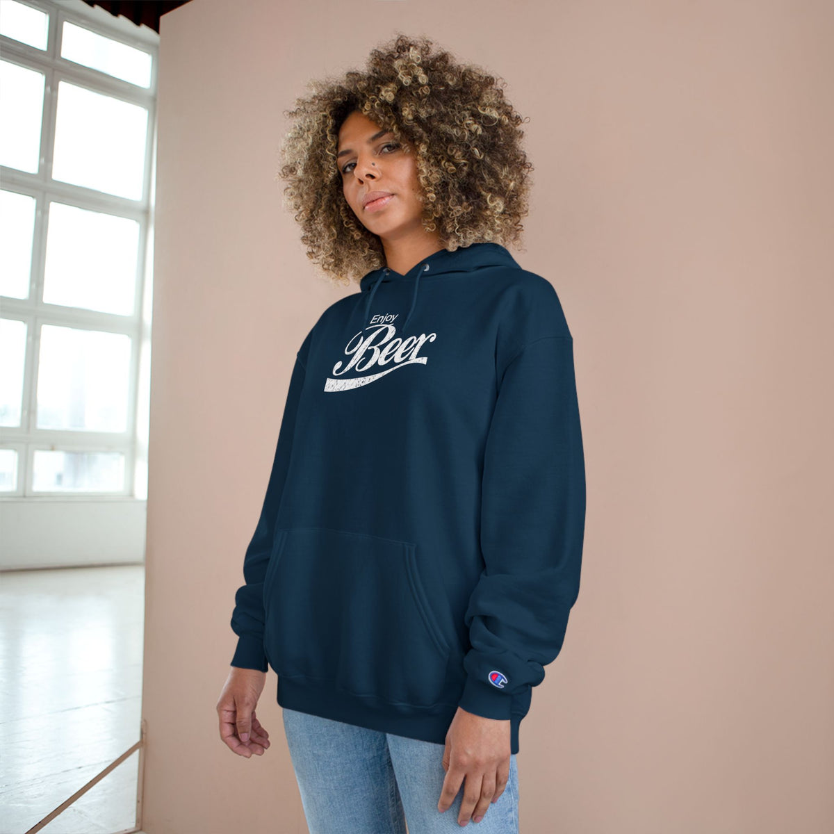 Craft Beer Mafia Hoodie  Enjoy Beer — Vintage Brewery Logo Pullover