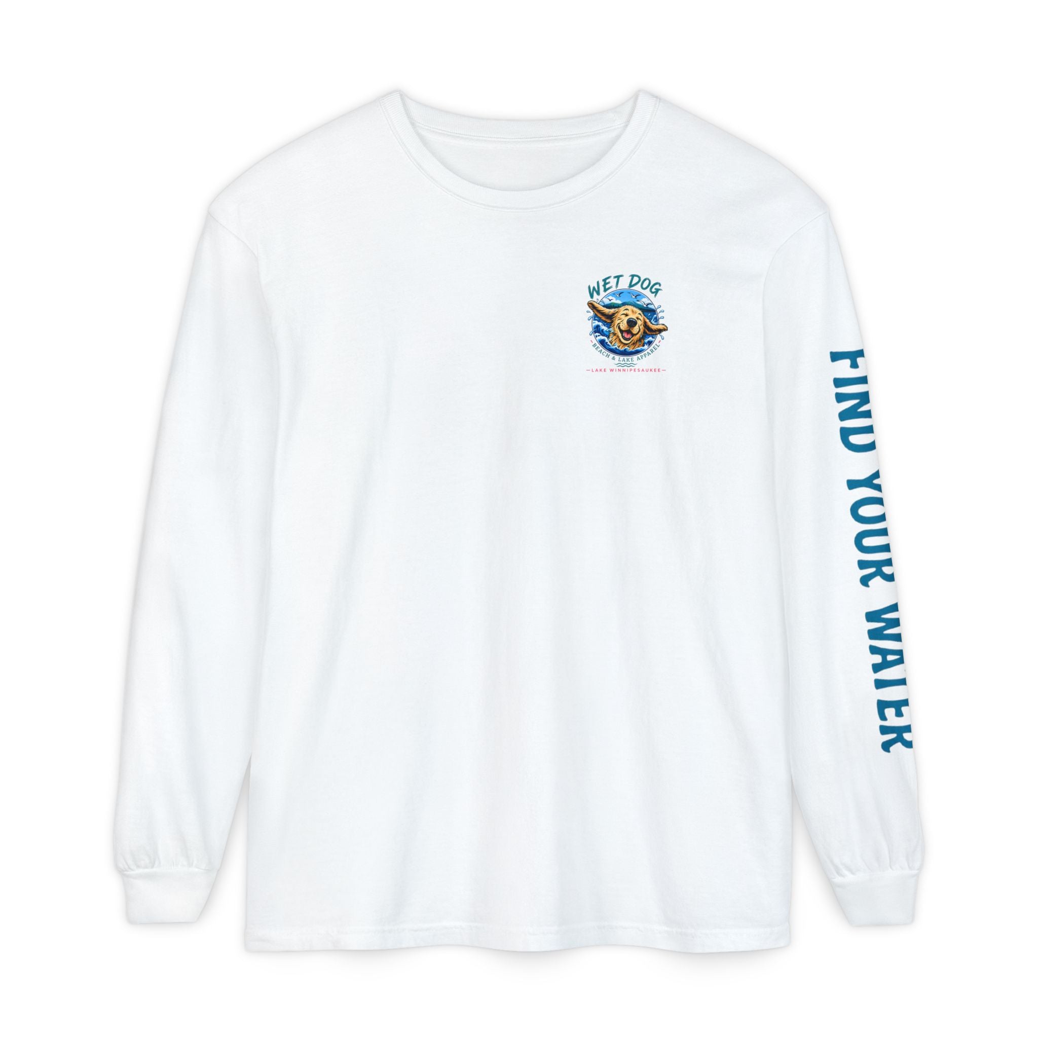 Wet Dog Locals: Lake Winnipesaukee Long Sleeve T-Shirt | Find Your Water