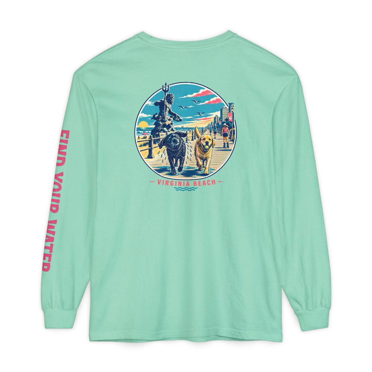 Local Waters Virginia Beach 'Find Your Water' Long Sleeve Tee