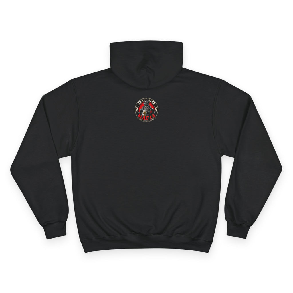 Hoodie — 'Chug Life' Gothic Script Champion Hoodie with Craft Beer Mafia logo
