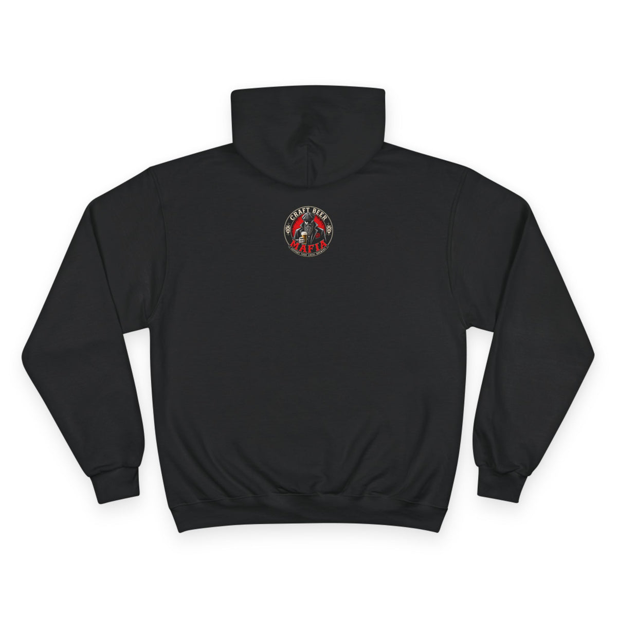 Hoodie — 'Chug Life' Gothic Script Champion Hoodie with Craft Beer Mafia logo