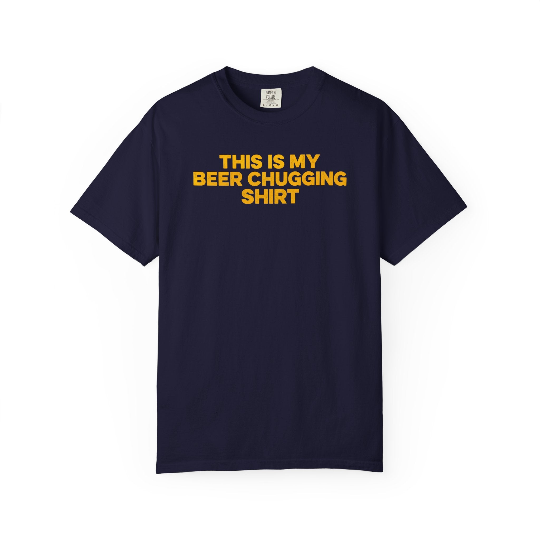This Is My Beer Chugging Shirt T-Shirt | Craft Beer Mafia Graphic Tee