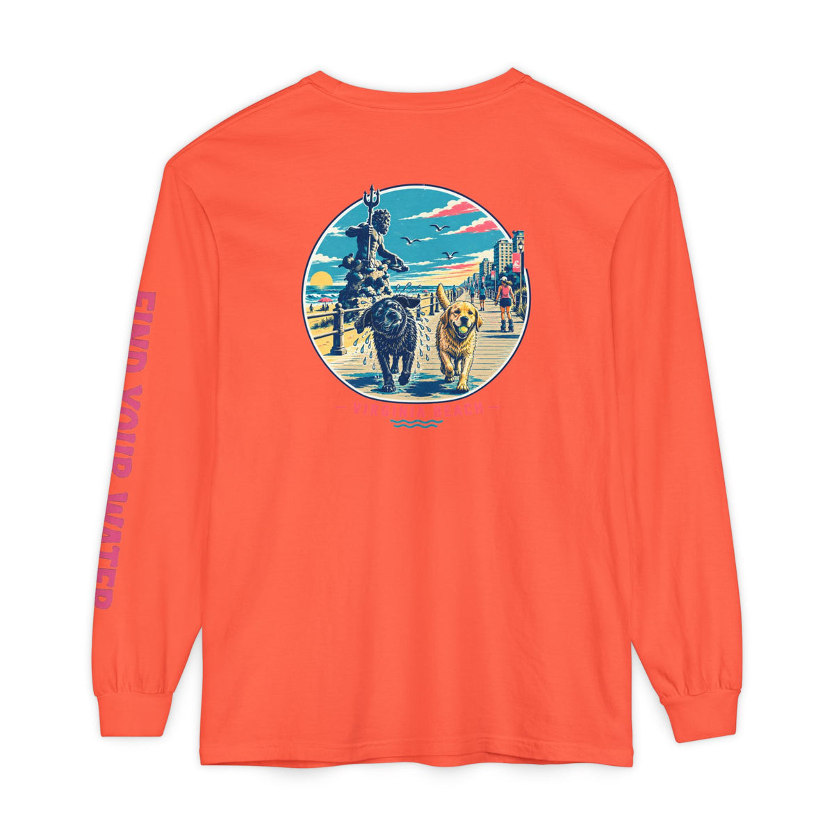 Local Waters Virginia Beach 'Find Your Water' Long Sleeve Tee