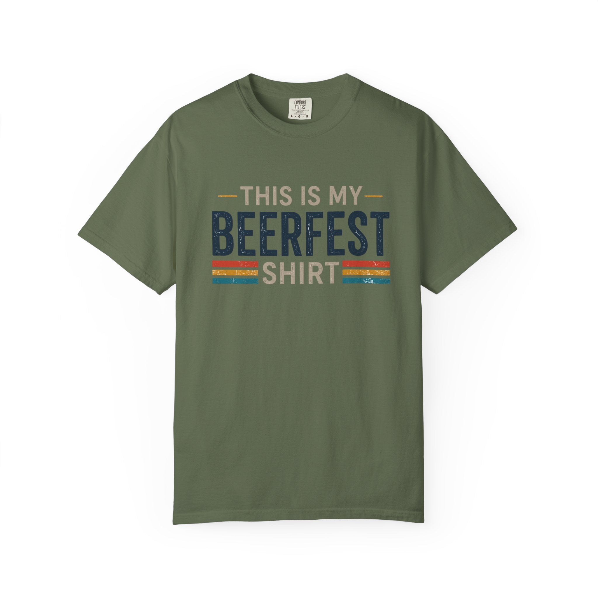 This Is My Beerfest Shirt T-Shirt | Beerfest Graphic Tee, Retro Stripes