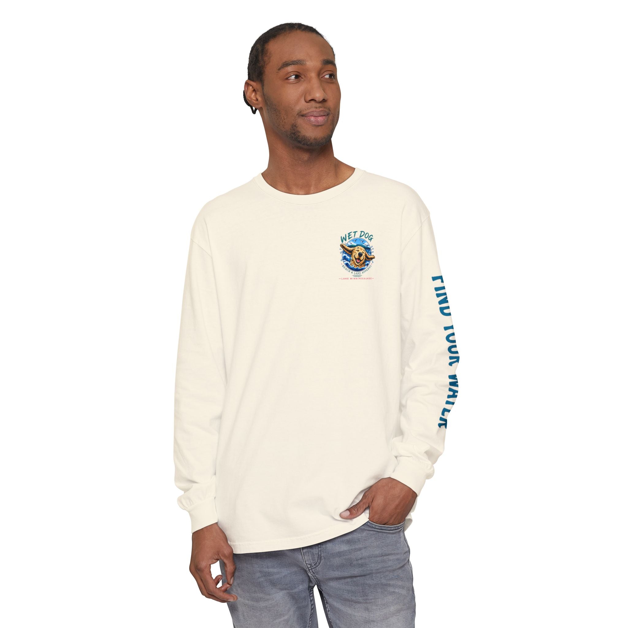 Wet Dog Locals: Lake Winnipesaukee Long Sleeve T-Shirt | Find Your Water