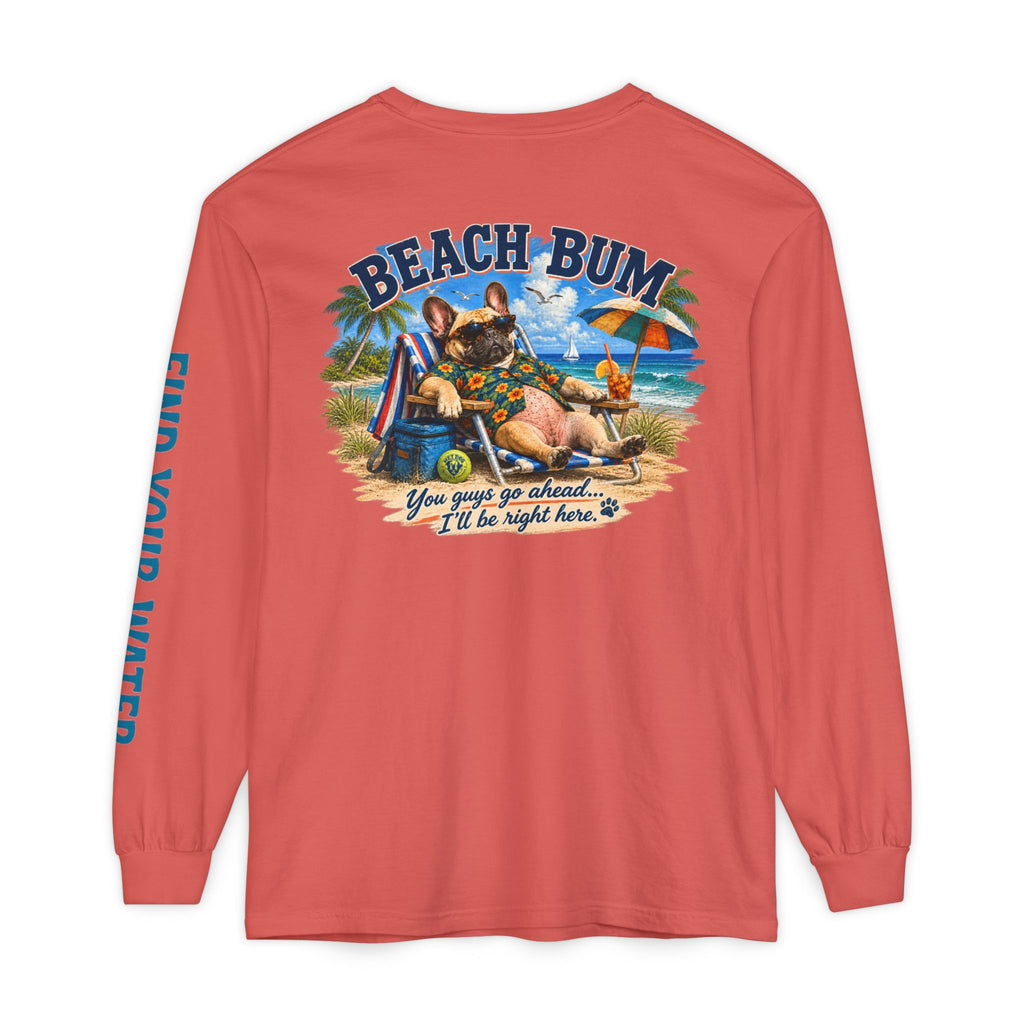 Wet Dog "Beach Bum" Long Sleeve T-Shirt | 'Find Your Water' Sleeve Graphic