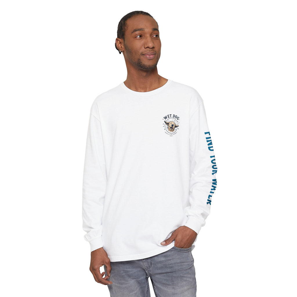 Wet Dog "Beach Bum" Long Sleeve T-Shirt | 'Find Your Water' Sleeve Graphic