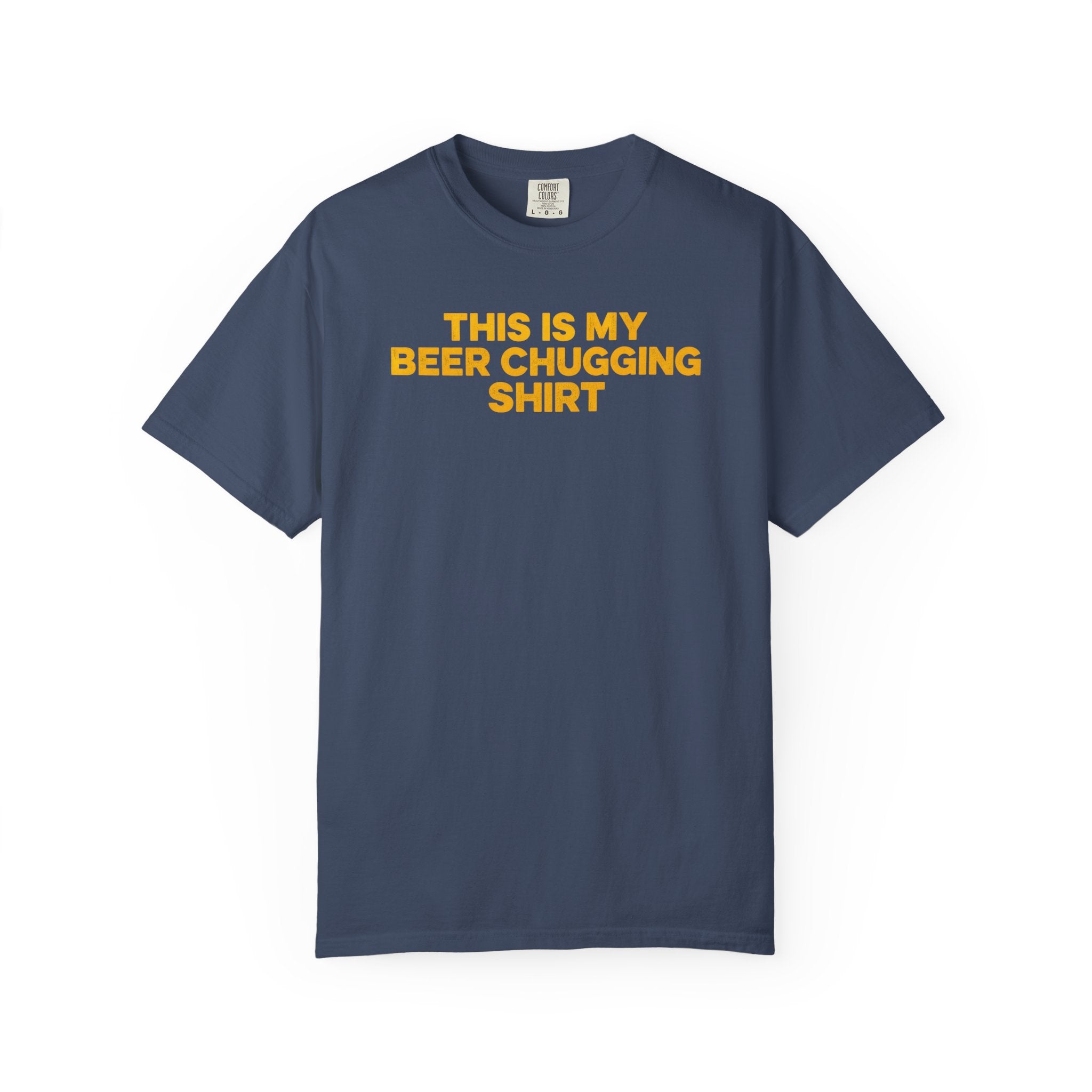 This Is My Beer Chugging Shirt T-Shirt | Craft Beer Mafia Graphic Tee