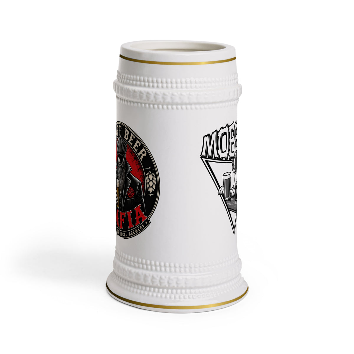 Craft Beer Stein Mug — "Craft Beer Mafia" Logo Beer Stein for Brewers & Beer Lovers