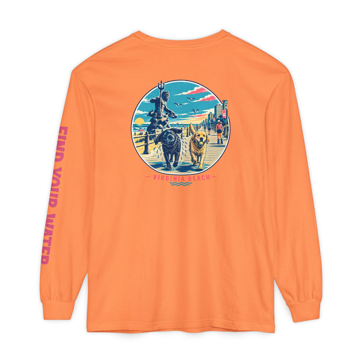 Local Waters Virginia Beach 'Find Your Water' Long Sleeve Tee