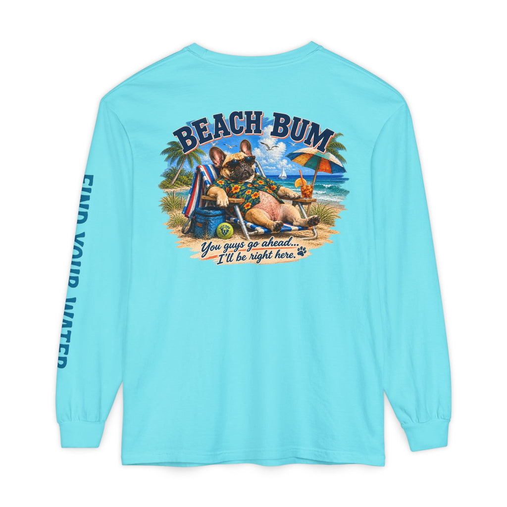 Wet Dog "Beach Bum" Long Sleeve T-Shirt | 'Find Your Water' Sleeve Graphic