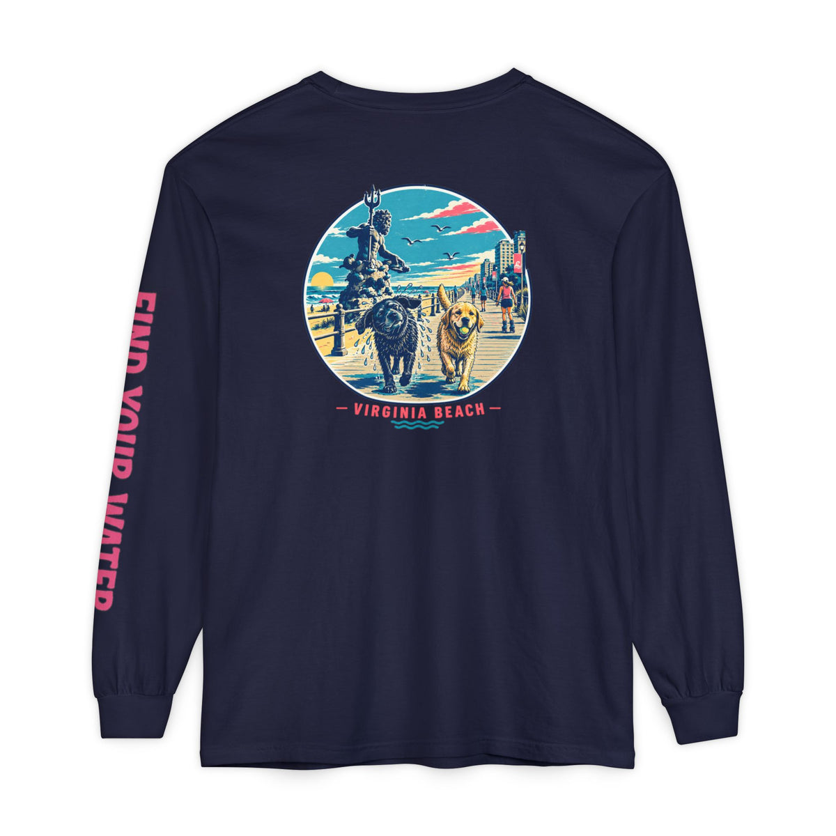 Local Waters Virginia Beach 'Find Your Water' Long Sleeve Tee