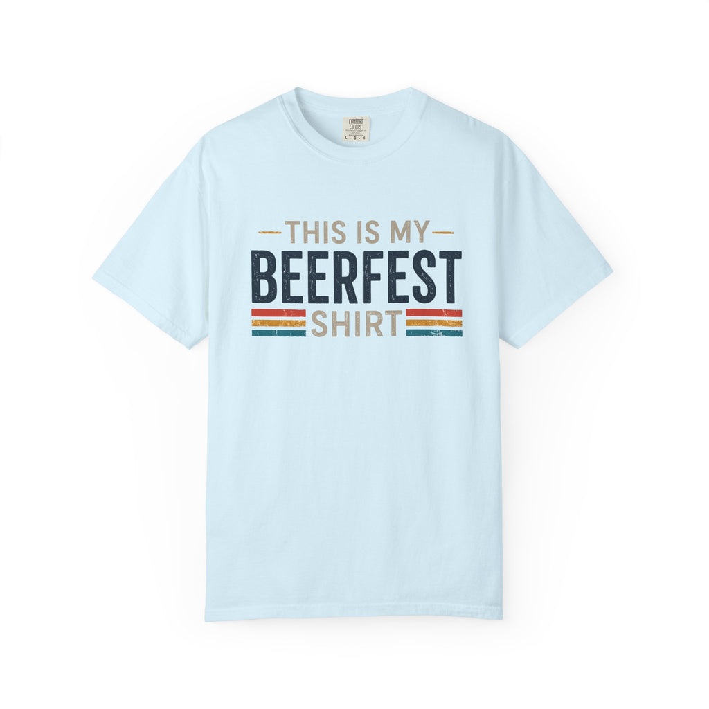 This Is My Beerfest Shirt T-Shirt | Beerfest Graphic Tee, Retro Stripes