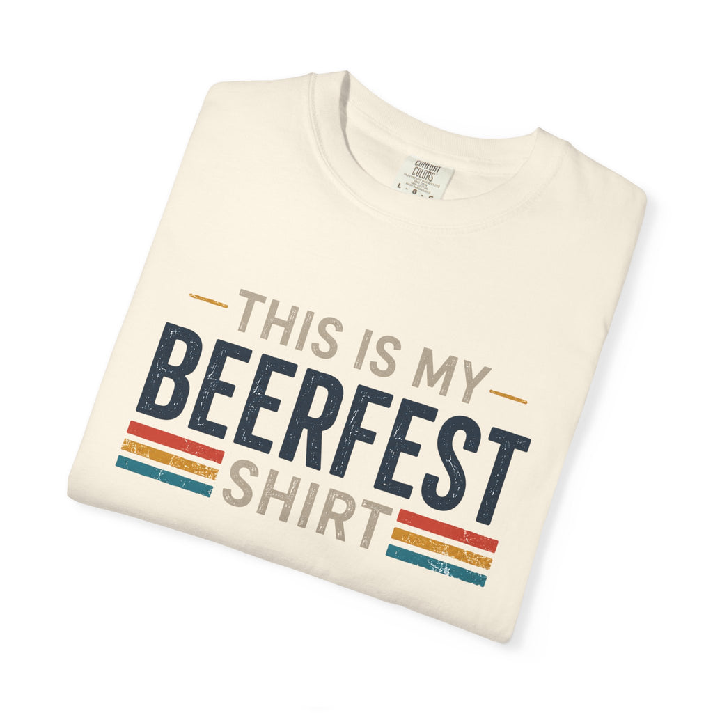 This Is My Beerfest Shirt T-Shirt | Beerfest Graphic Tee, Retro Stripes