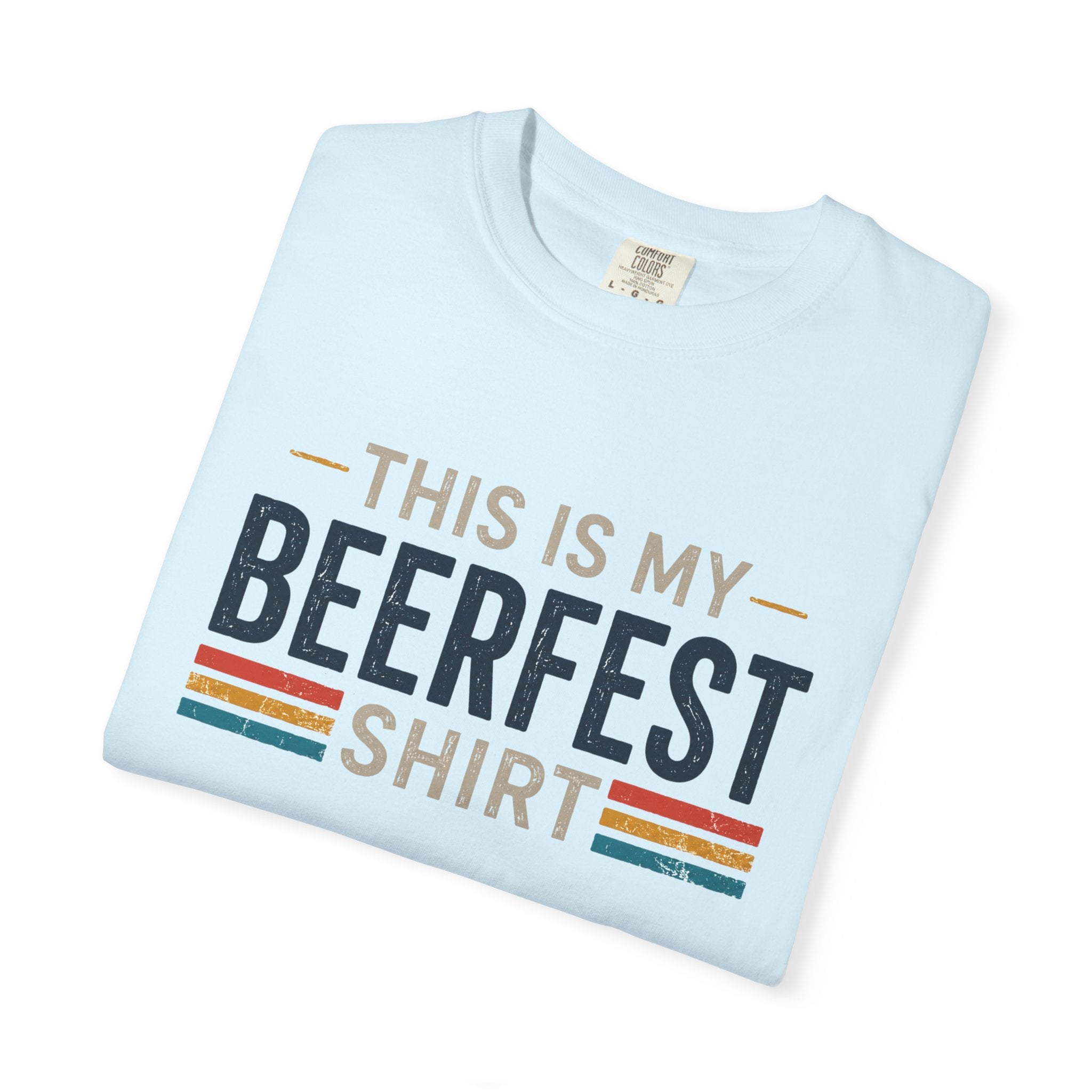 This Is My Beerfest Shirt T-Shirt | Beerfest Graphic Tee, Retro Stripes