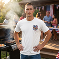 Patriotic Wet Dog T-shirt | Beach & Lake Apparel