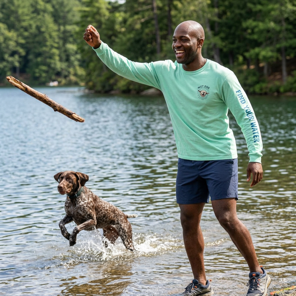 Wet Dog "First In" Long Sleeve T-Shirt | Find Your Water