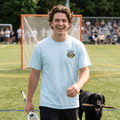 Lax Dog Unisex T-Shirt — Wet Dog Lax Lacrosse Beach Graphic Tee