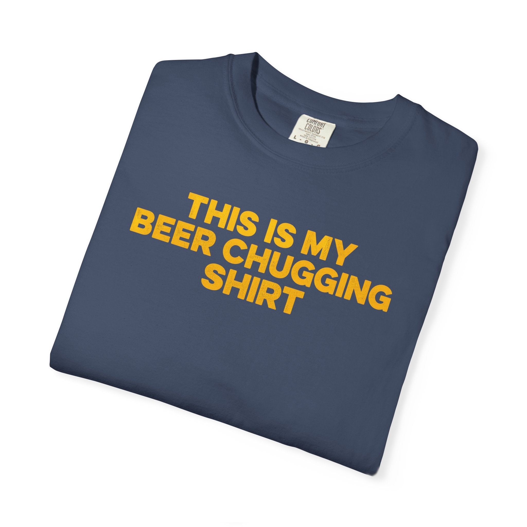 This Is My Beer Chugging Shirt T-Shirt | Craft Beer Mafia Graphic Tee