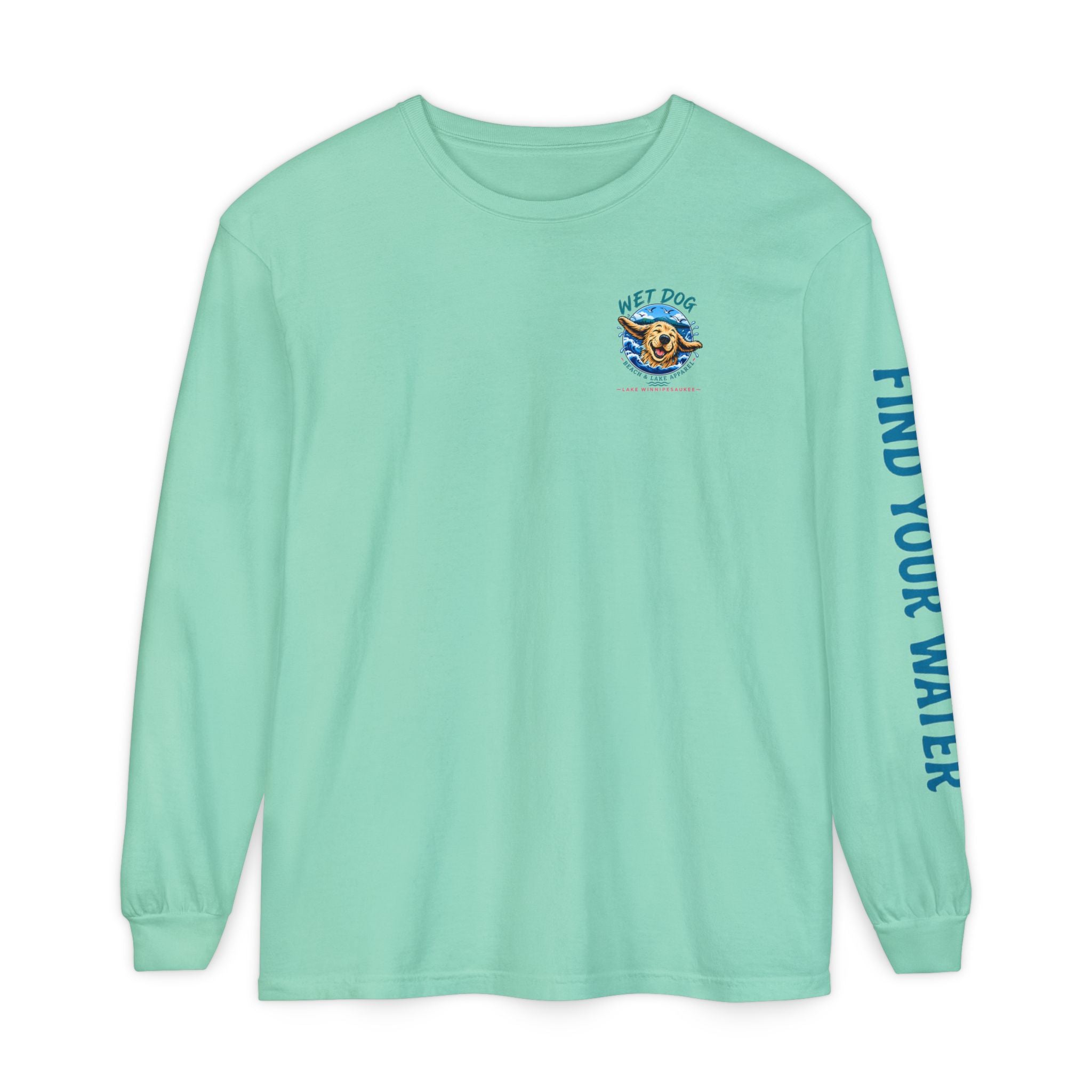 Wet Dog Locals: Lake Winnipesaukee Long Sleeve T-Shirt | Find Your Water