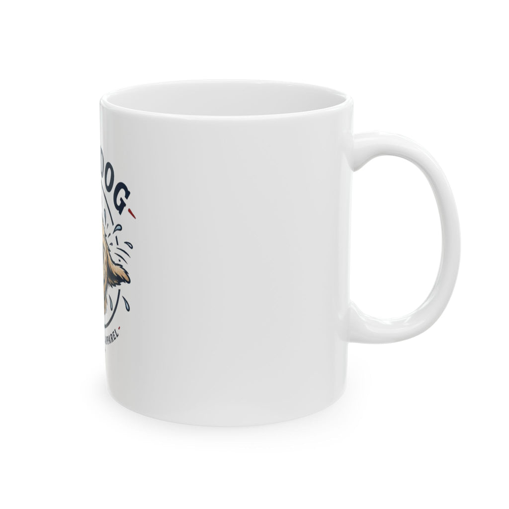 Wet Dog Ceramic Mug | Beach & Lake Dog Lover Coffee Cup