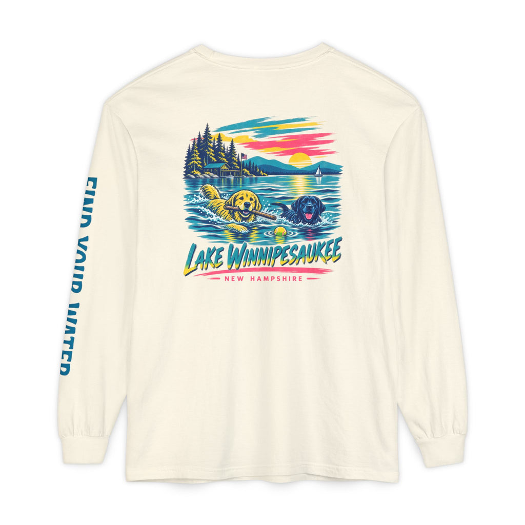 Wet Dog Locals: Lake Winnipesaukee Long Sleeve T-Shirt | Find Your Water