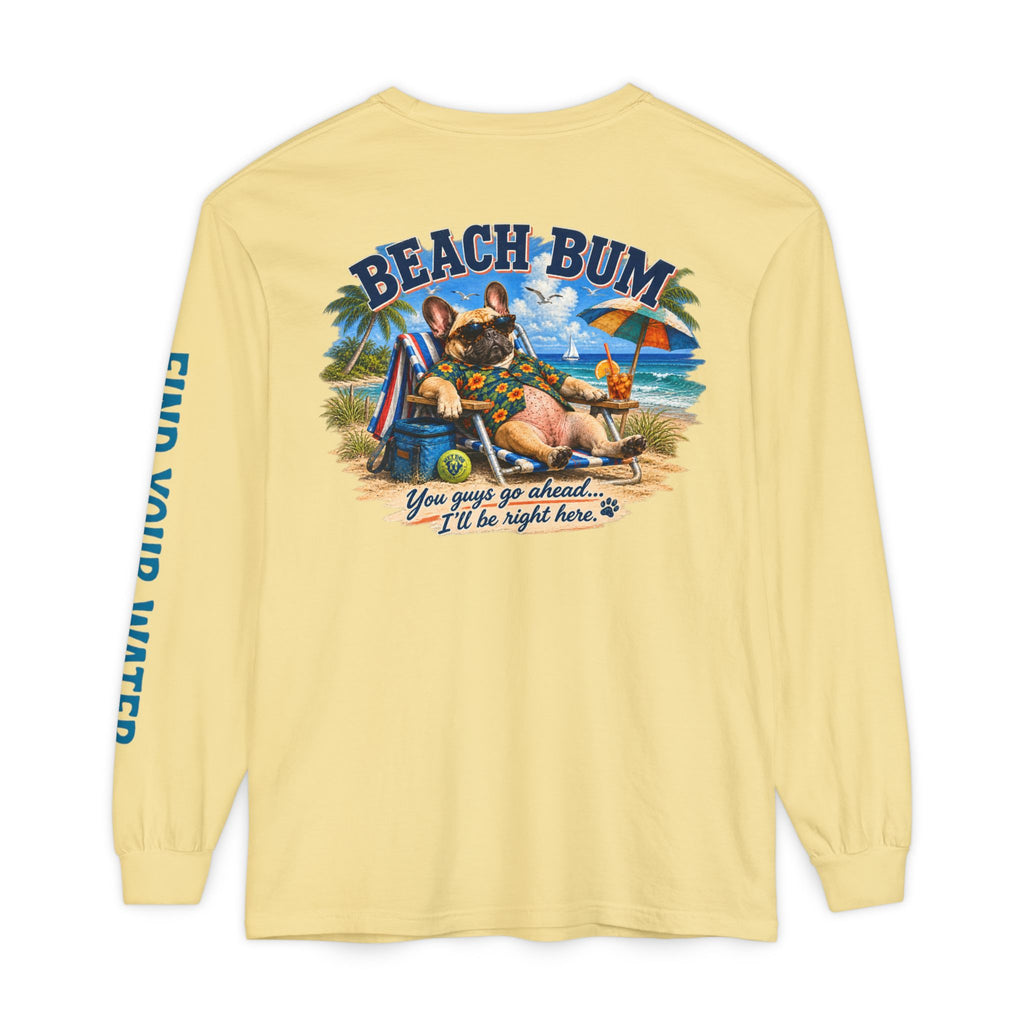 Wet Dog "Beach Bum" Long Sleeve T-Shirt | 'Find Your Water' Sleeve Graphic