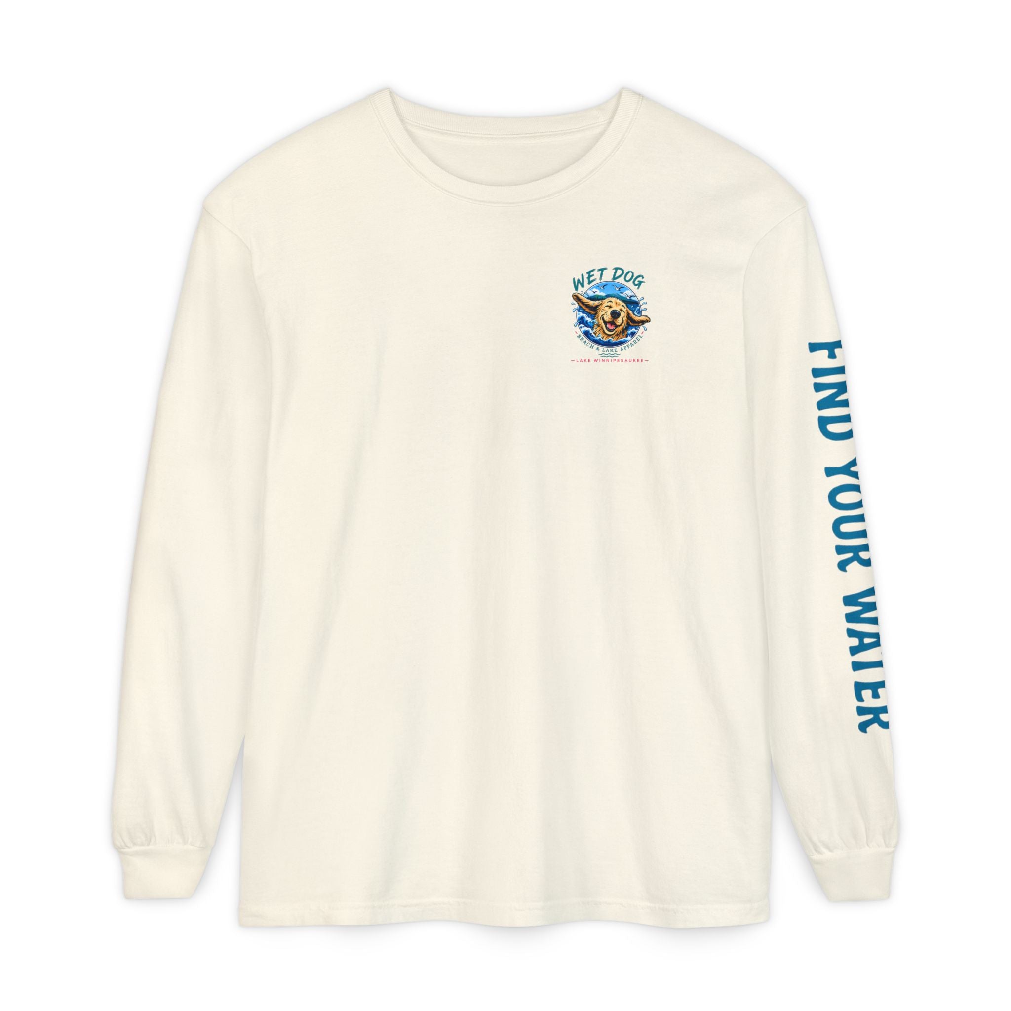 Wet Dog Locals: Lake Winnipesaukee Long Sleeve T-Shirt | Find Your Water