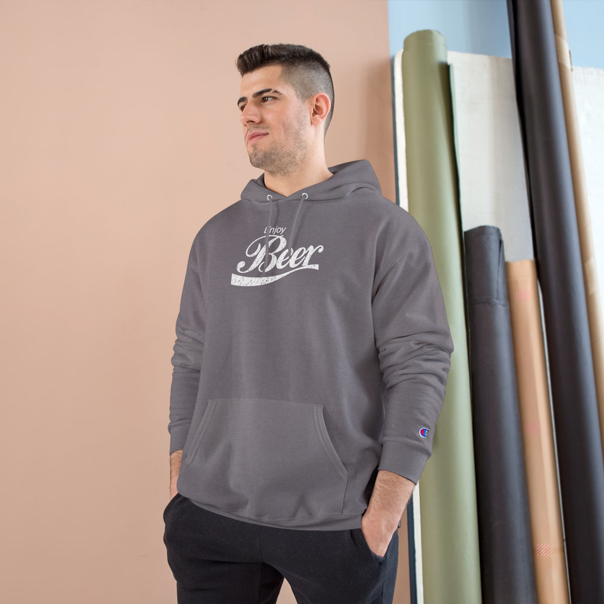 Craft Beer Mafia Hoodie  Enjoy Beer — Vintage Brewery Logo Pullover