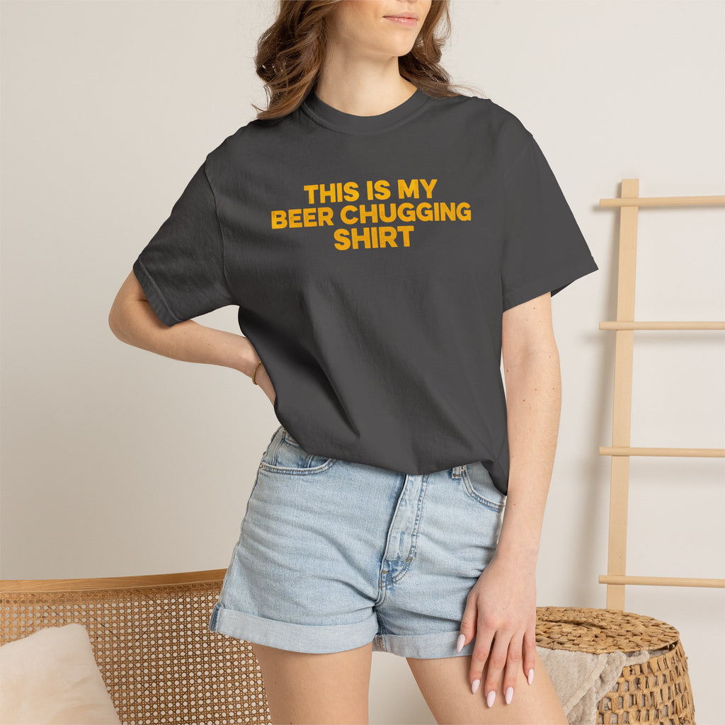 This Is My Beer Chugging Shirt T-Shirt | Craft Beer Mafia Graphic Tee