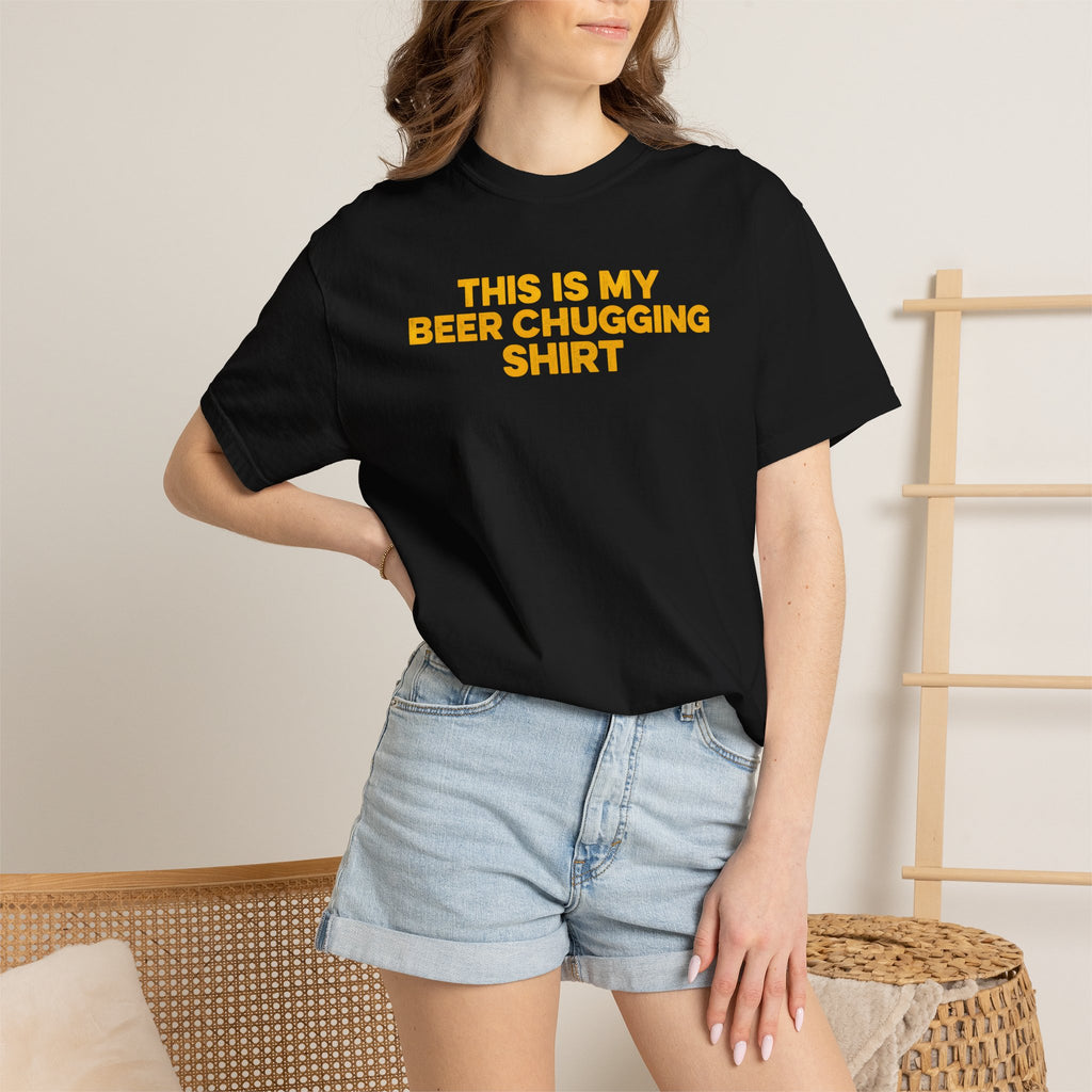 This Is My Beer Chugging Shirt T-Shirt | Craft Beer Mafia Graphic Tee