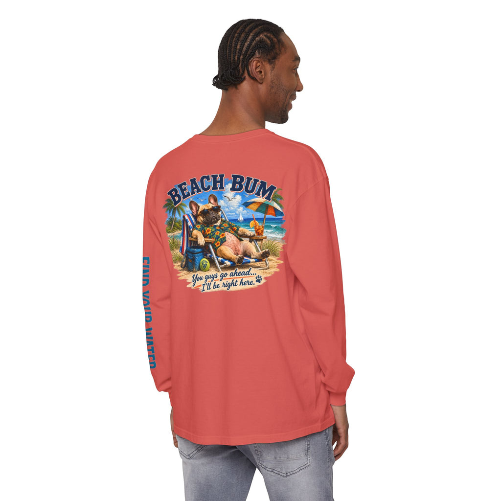 Wet Dog "Beach Bum" Long Sleeve T-Shirt | 'Find Your Water' Sleeve Graphic