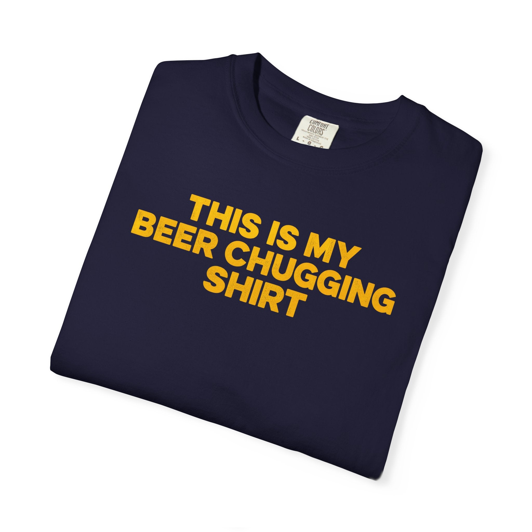 This Is My Beer Chugging Shirt T-Shirt | Craft Beer Mafia Graphic Tee