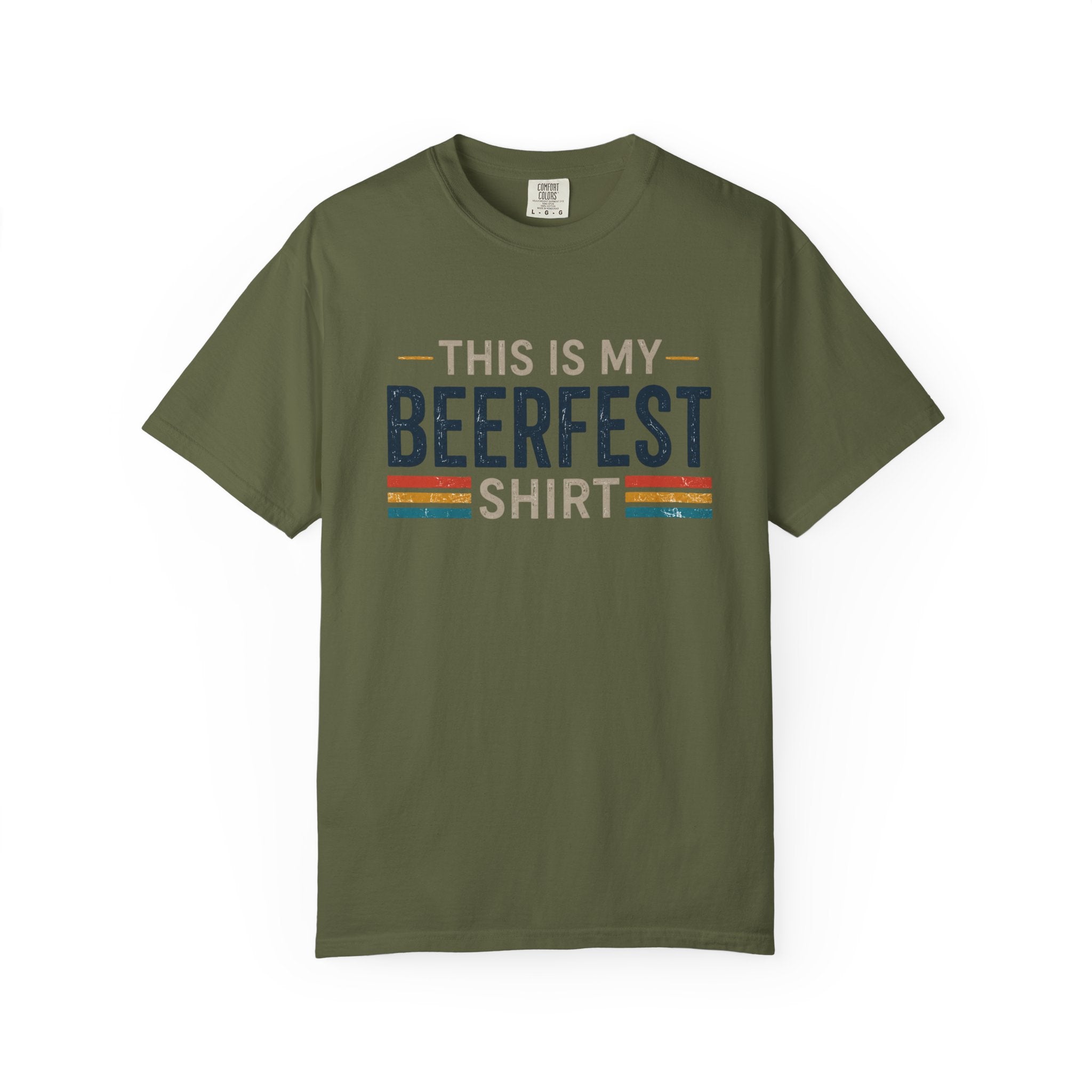 This Is My Beerfest Shirt T-Shirt | Beerfest Graphic Tee, Retro Stripes