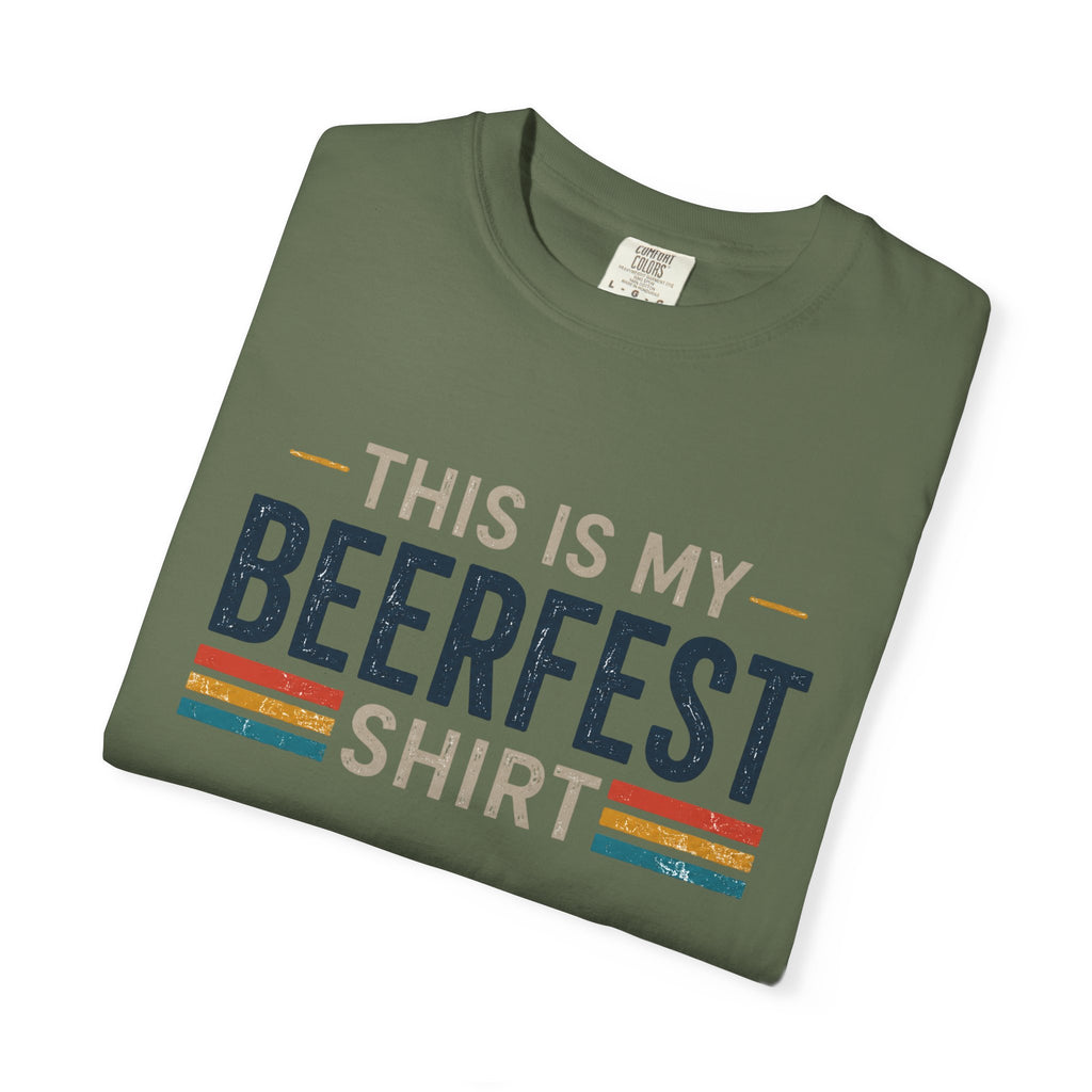 This Is My Beerfest Shirt T-Shirt | Beerfest Graphic Tee, Retro Stripes