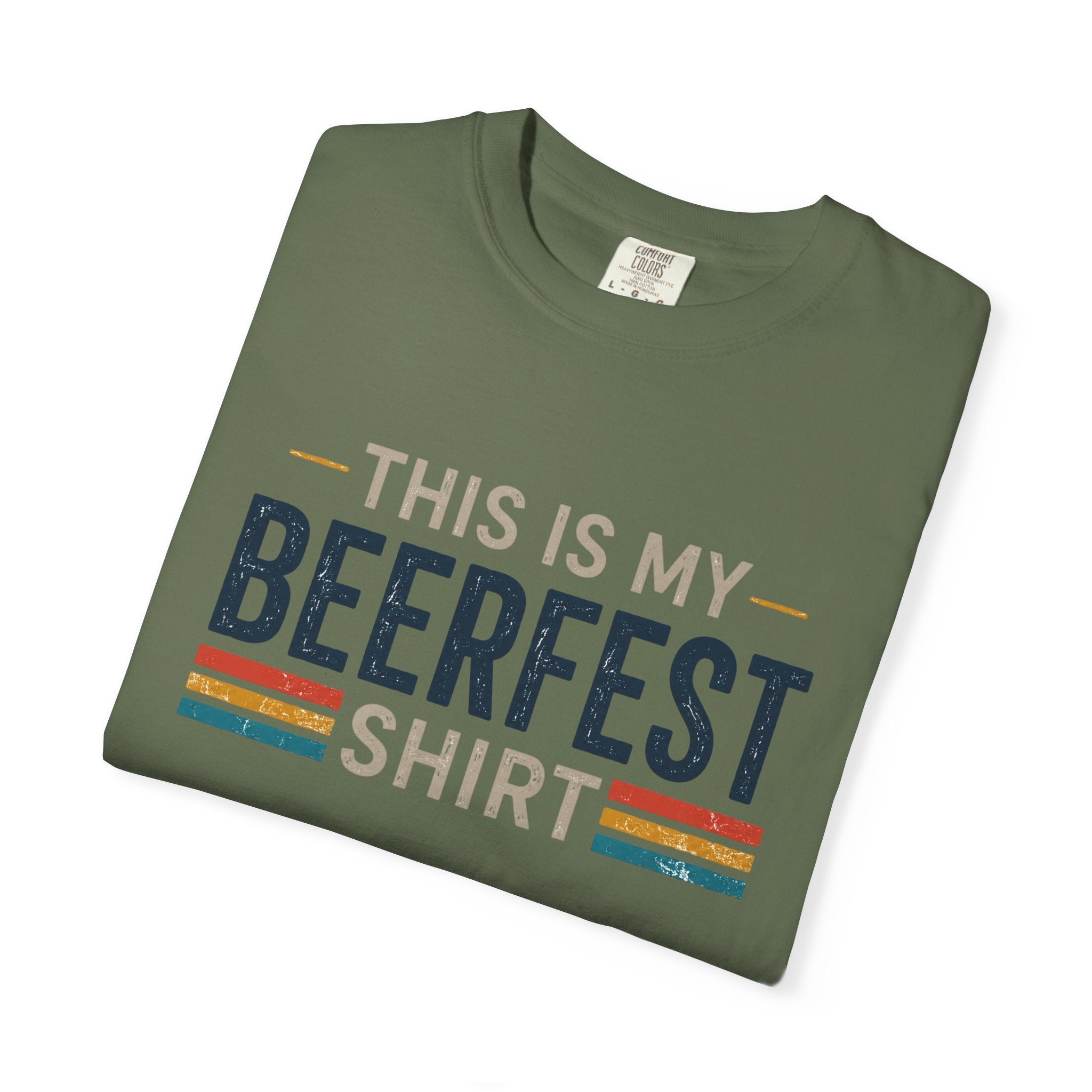 This Is My Beerfest Shirt T-Shirt | Beerfest Graphic Tee, Retro Stripes