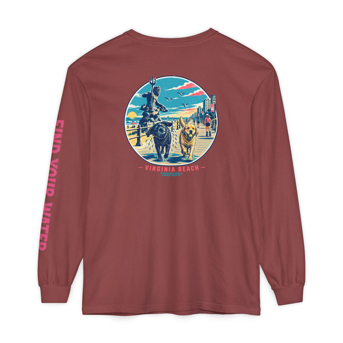 Local Waters Virginia Beach 'Find Your Water' Long Sleeve Tee