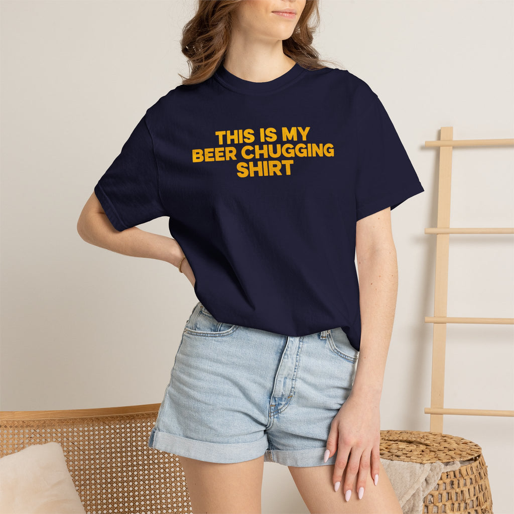 This Is My Beer Chugging Shirt T-Shirt | Craft Beer Mafia Graphic Tee