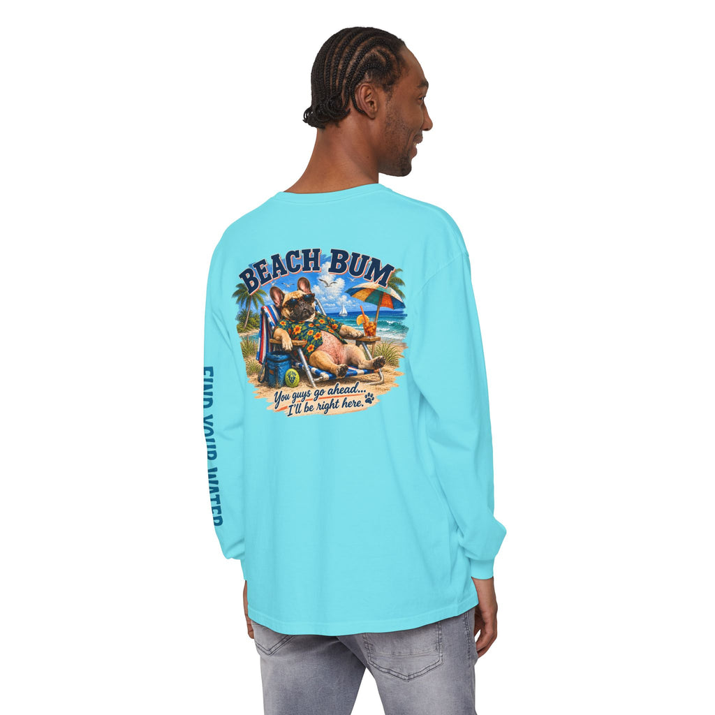 Wet Dog "Beach Bum" Long Sleeve T-Shirt | 'Find Your Water' Sleeve Graphic