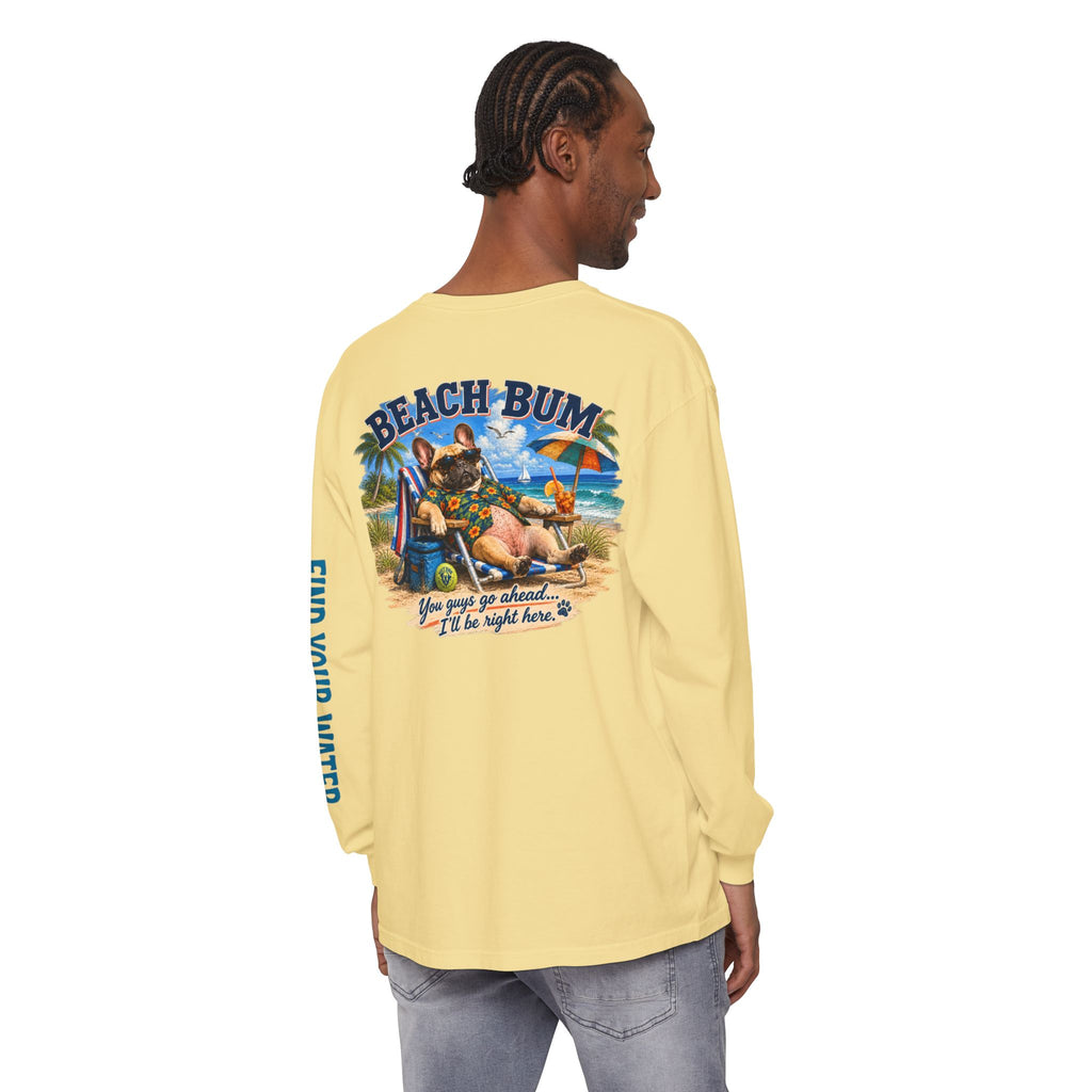 Wet Dog "Beach Bum" Long Sleeve T-Shirt | 'Find Your Water' Sleeve Graphic