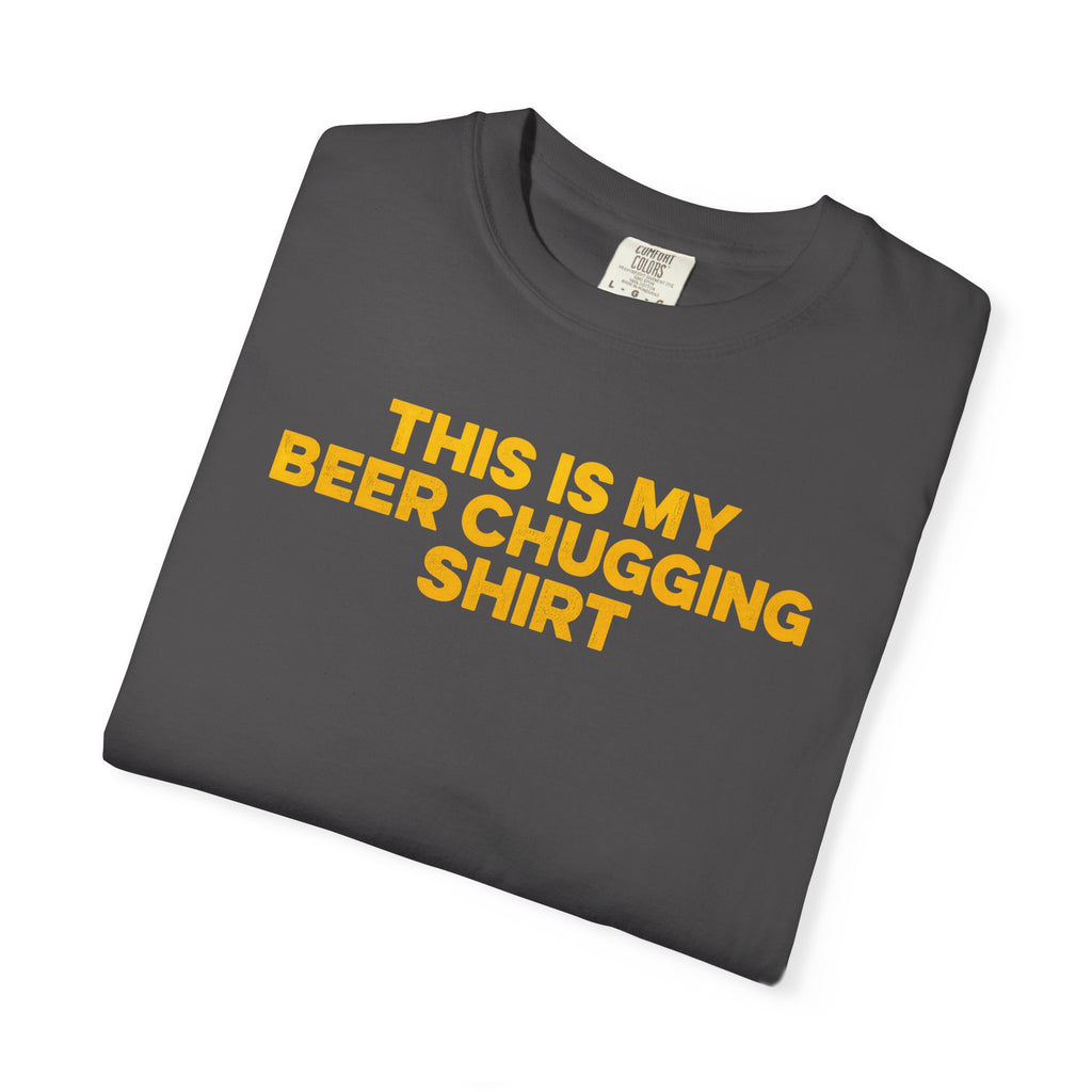 This Is My Beer Chugging Shirt T-Shirt | Craft Beer Mafia Graphic Tee