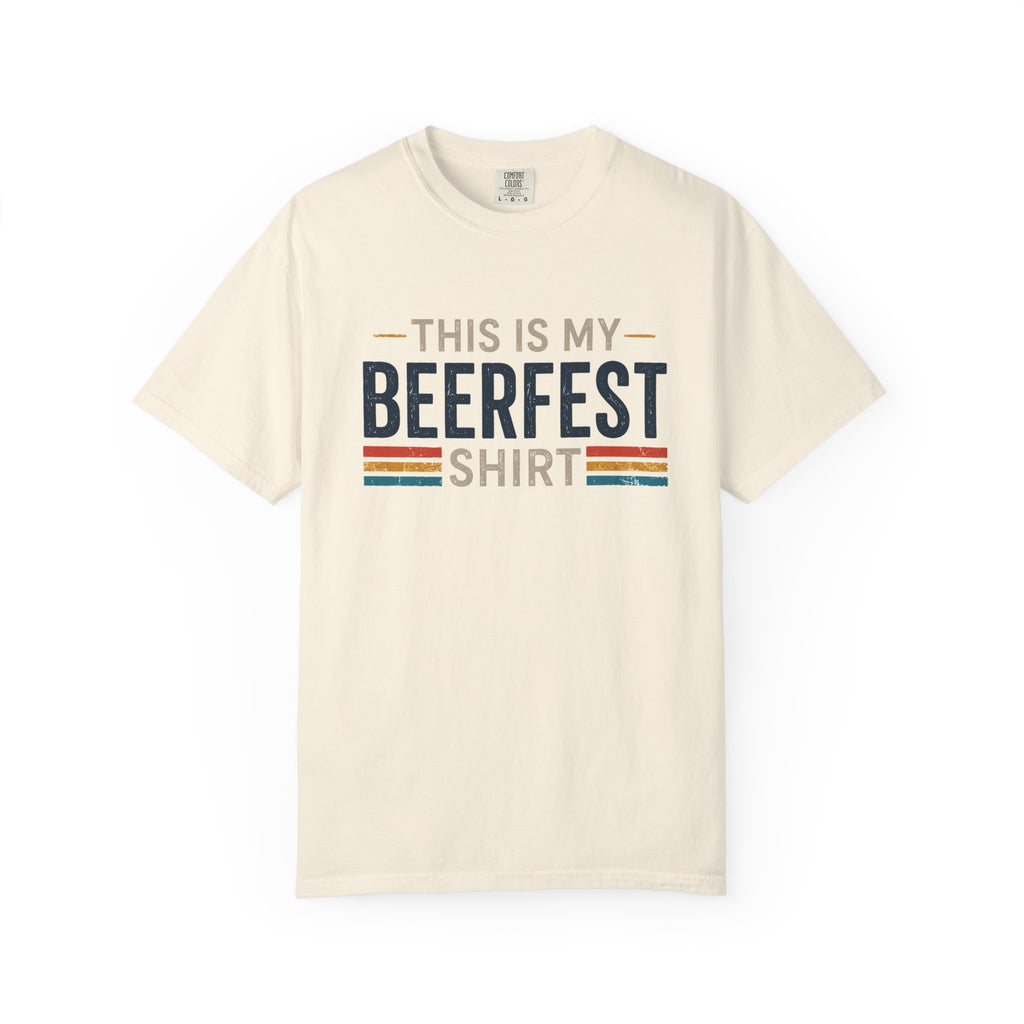 This Is My Beerfest Shirt T-Shirt | Beerfest Graphic Tee, Retro Stripes