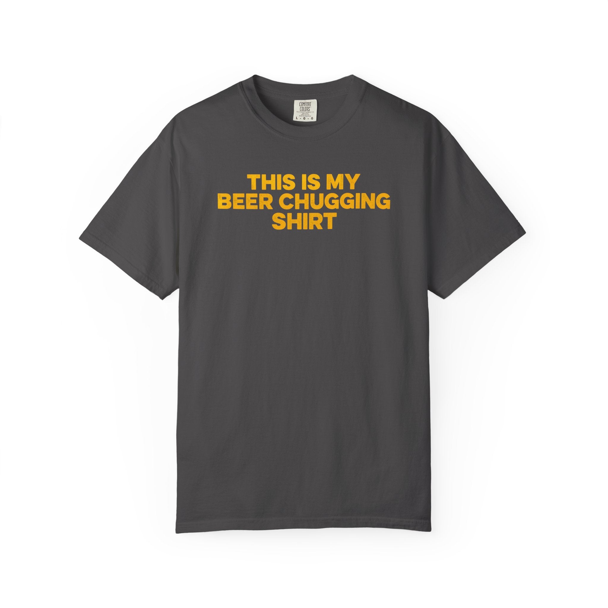This Is My Beer Chugging Shirt T-Shirt | Craft Beer Mafia Graphic Tee