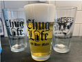Chug Life , Light Beers Are For Pussies Pint Glass